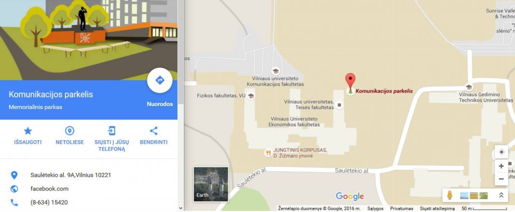 Google Maps paskyra